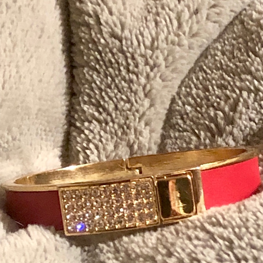 Ann Taylor bracelet-red with zirconia